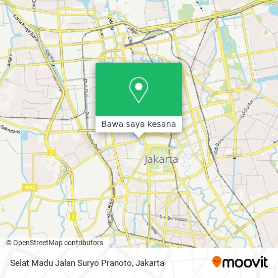 Peta Selat Madu Jalan Suryo Pranoto