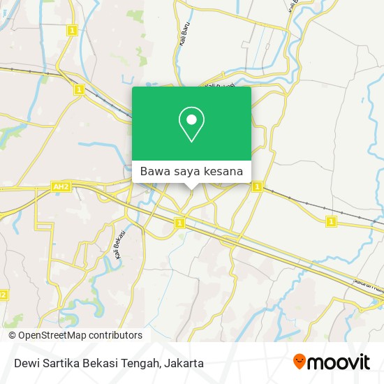 Peta Dewi Sartika Bekasi Tengah