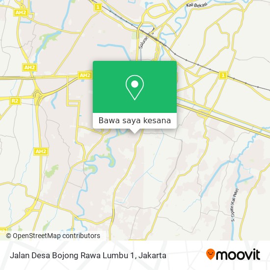 Peta Jalan Desa Bojong Rawa Lumbu 1