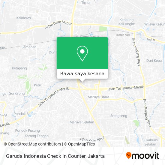Peta Garuda Indonesia Check In Counter