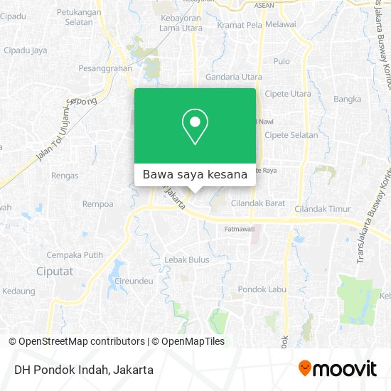 Peta DH Pondok Indah