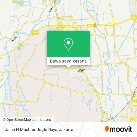 Peta Jalan H Muchtar Joglo Raya