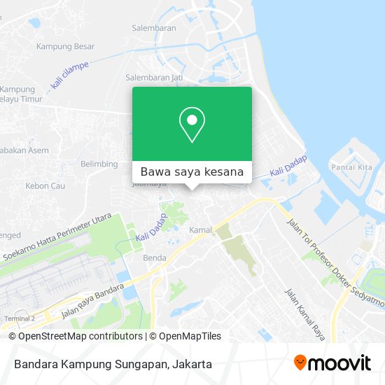 Peta Bandara Kampung Sungapan