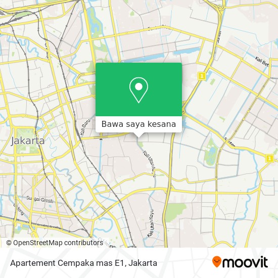 Peta Apartement  Cempaka mas E1