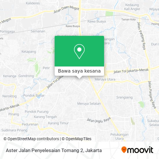 Peta Aster Jalan Penyelesaian Tomang 2