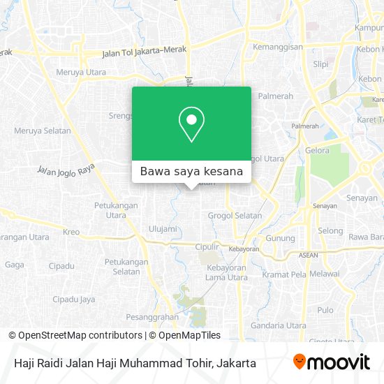 Peta Haji Raidi Jalan Haji Muhammad Tohir