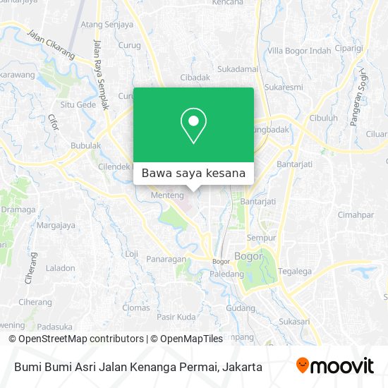 Peta Bumi Bumi Asri Jalan Kenanga Permai