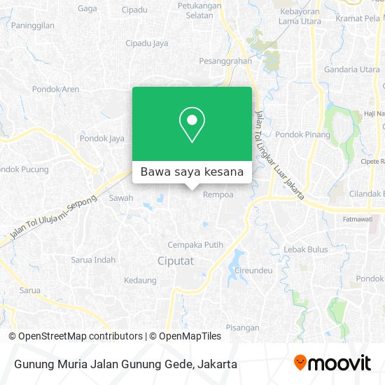 Peta Gunung Muria Jalan Gunung Gede