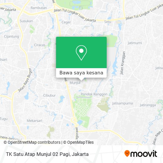 Peta TK Satu Atap Munjul 02 Pagi