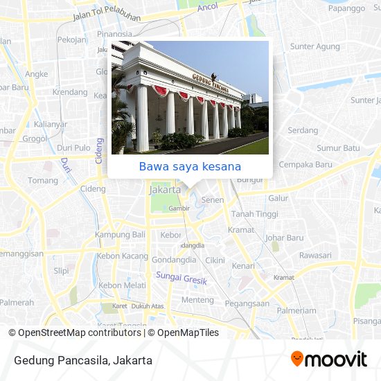 Peta Gedung Pancasila