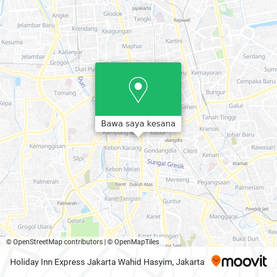 Peta Holiday Inn Express Jakarta Wahid Hasyim