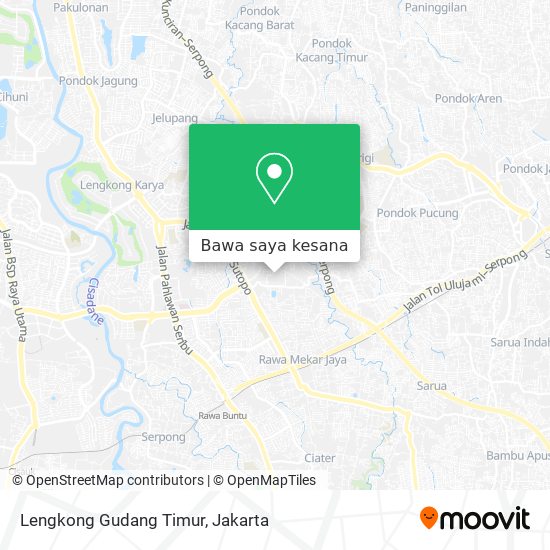 Peta Lengkong Gudang Timur