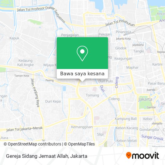 Peta Gereja Sidang Jemaat Allah