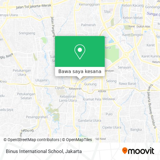 Peta Binus International School