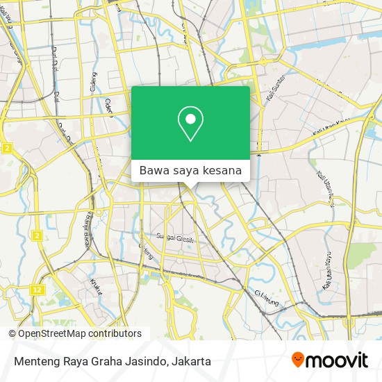 Peta Menteng Raya Graha Jasindo