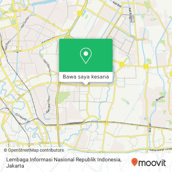 Peta Lembaga Informasi Nasional Republik Indonesia