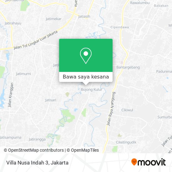 Peta Villa Nusa Indah 3