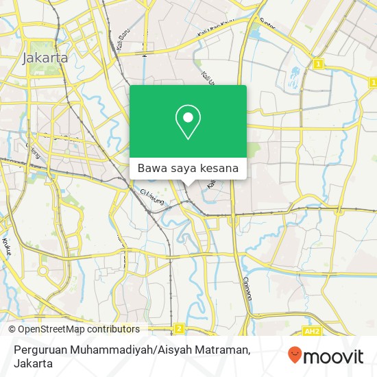 Peta Perguruan Muhammadiyah / Aisyah Matraman