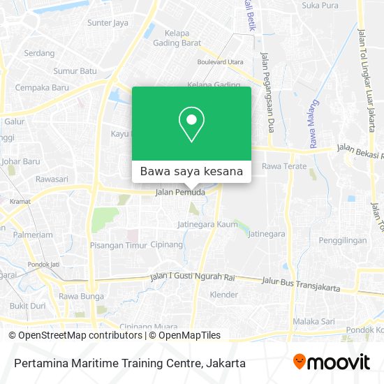 Peta Pertamina Maritime Training Centre