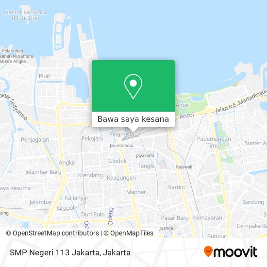 Peta SMP Negeri 113 Jakarta
