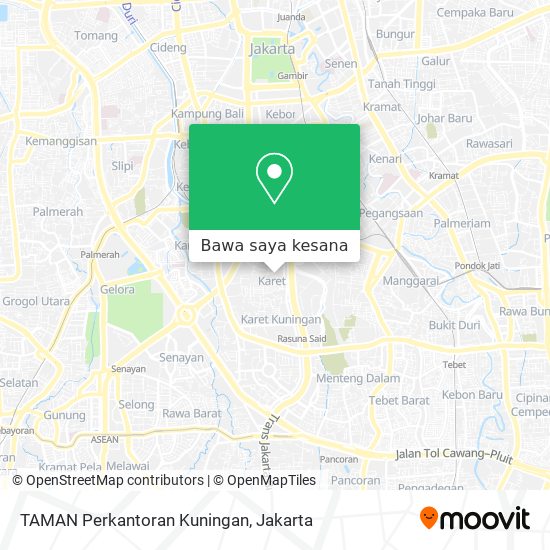 Peta TAMAN Perkantoran Kuningan