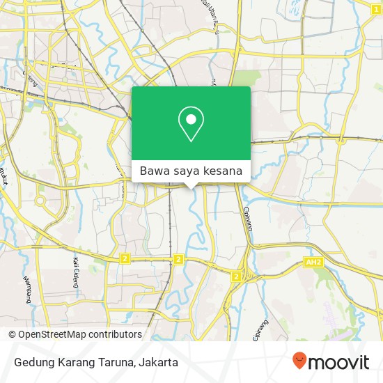 Peta Gedung Karang Taruna