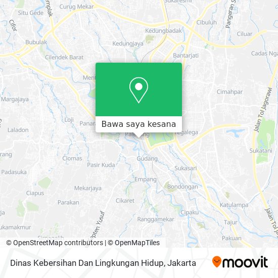 Peta Dinas Kebersihan Dan Lingkungan Hidup