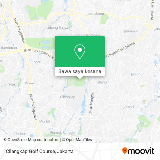 Peta Cilangkap Golf Course