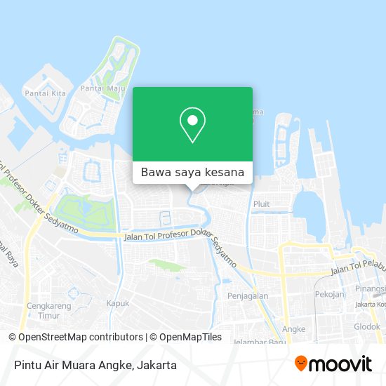 Peta Pintu Air Muara Angke