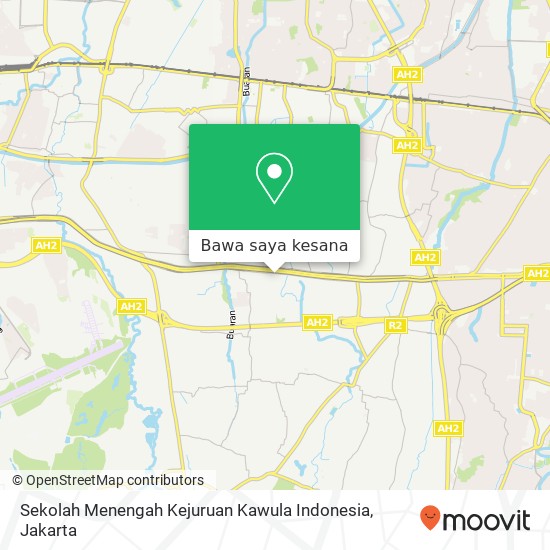 Peta Sekolah Menengah Kejuruan Kawula Indonesia