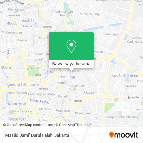 Peta Masjid Jami' Darul Falah