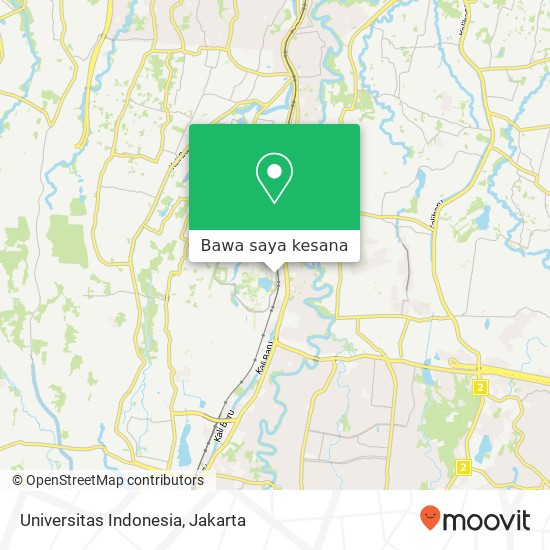 Peta Universitas Indonesia