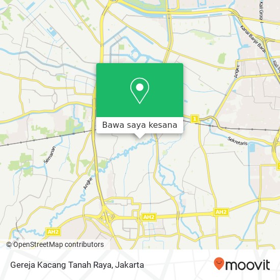 Peta Gereja Kacang Tanah Raya