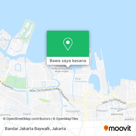 Peta Bandar Jakarta Baywalk