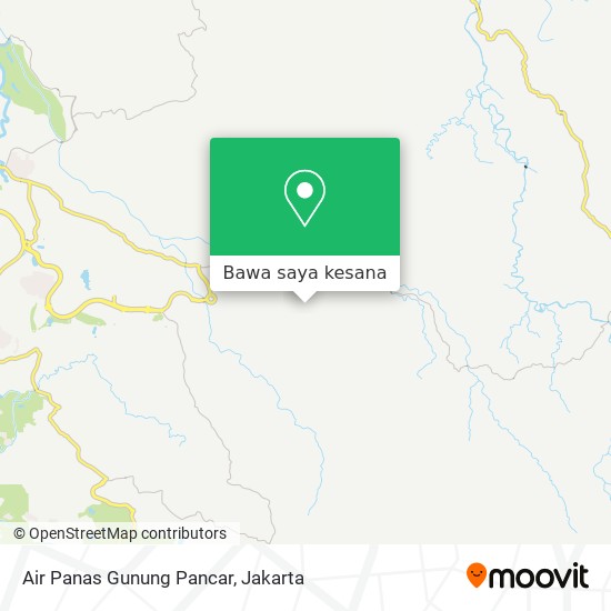 Peta Air Panas Gunung Pancar