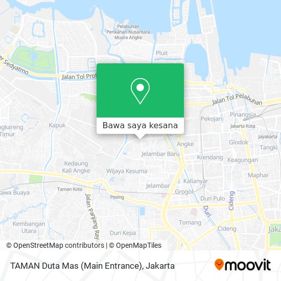 Peta TAMAN Duta Mas (Main Entrance)