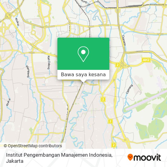 Peta Institut Pengembangan Manajemen Indonesia