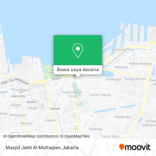 Peta Masjid Jami Al-Muttaqien