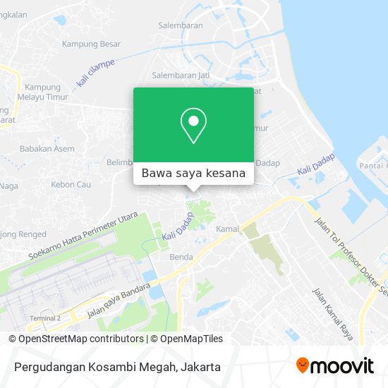 Peta Pergudangan Kosambi Megah
