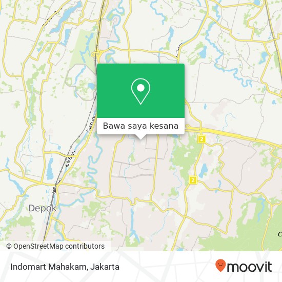 Peta Indomart Mahakam