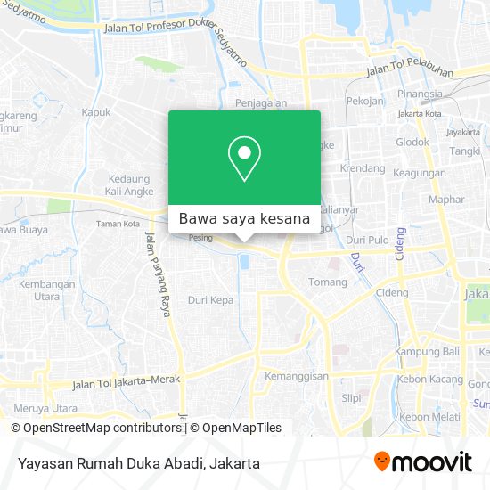 Peta Yayasan Rumah Duka Abadi