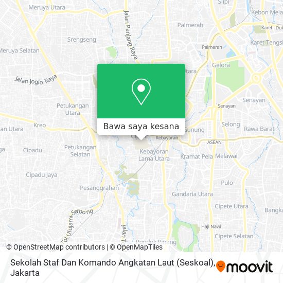 Peta Sekolah Staf Dan Komando Angkatan Laut (Seskoal)