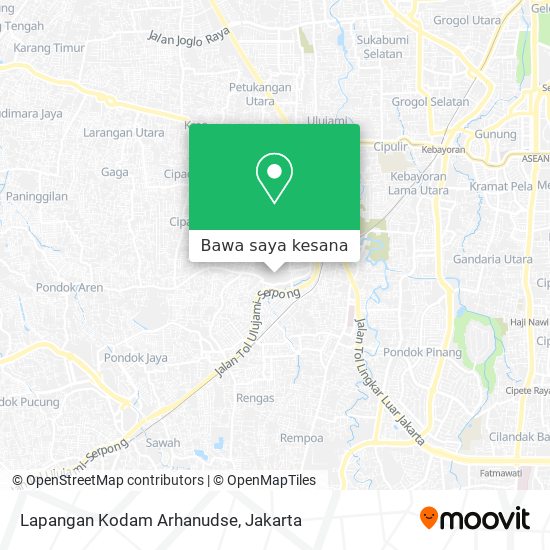 Peta Lapangan Kodam Arhanudse