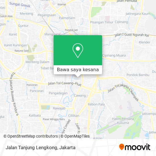 Peta Jalan Tanjung Lengkong