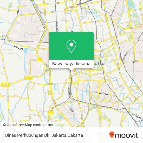 Peta Dinas Perhubungan Dki Jakarta