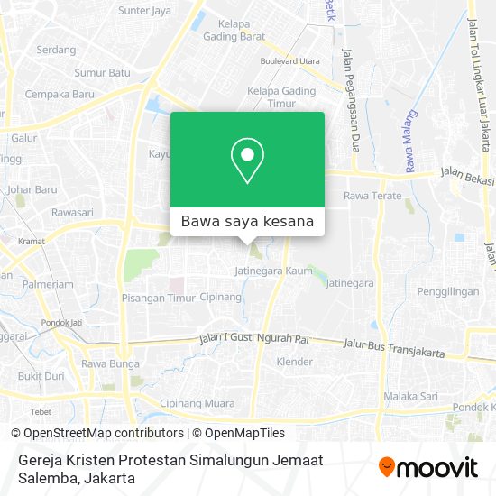 Peta Gereja Kristen Protestan Simalungun Jemaat Salemba