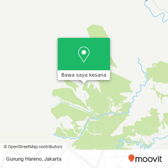 Peta Gunung Hareno