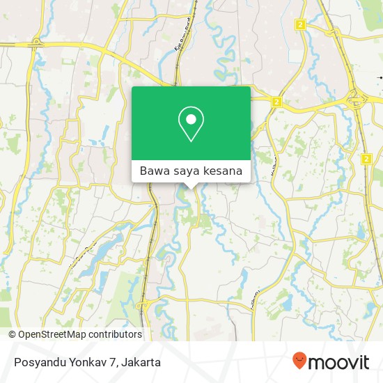 Peta Posyandu Yonkav 7