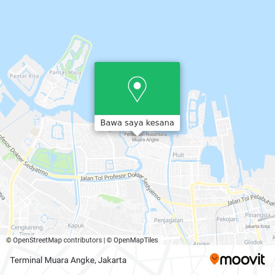 Peta Terminal Muara Angke