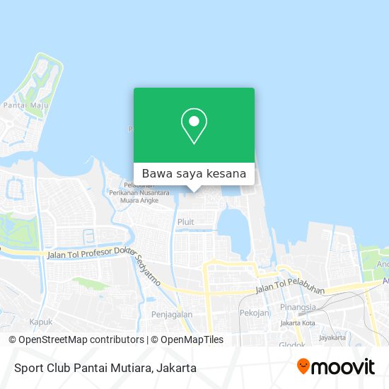 Peta Sport Club Pantai Mutiara